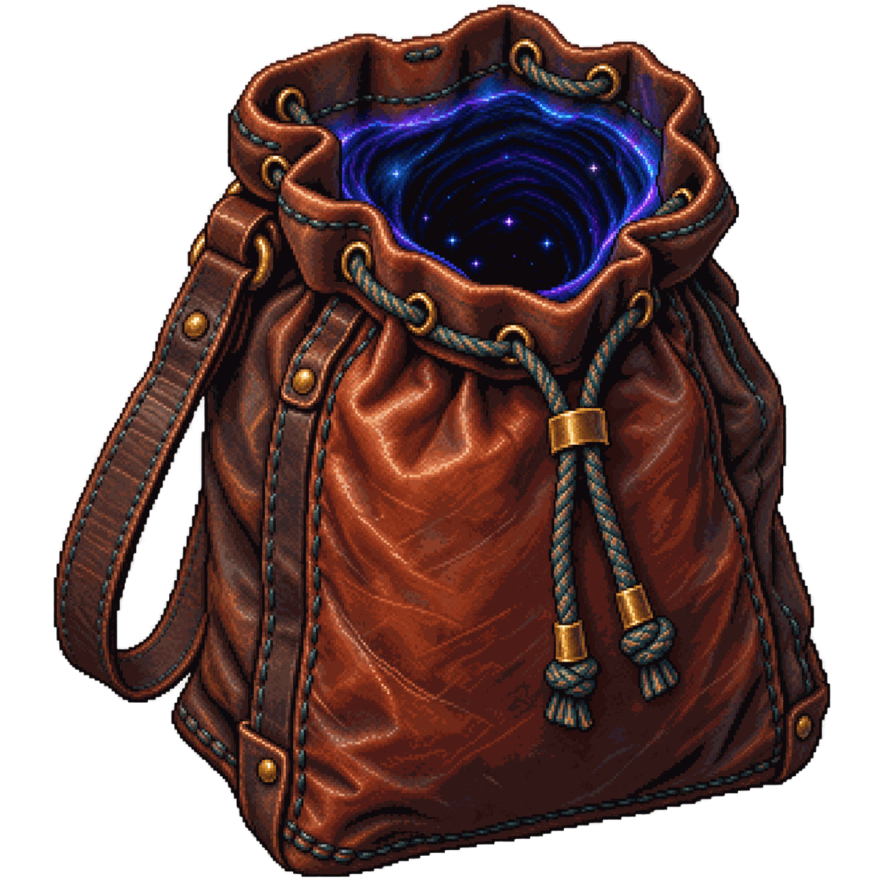 Static high-resolution pixel-art illustration of Bag of Holding.
