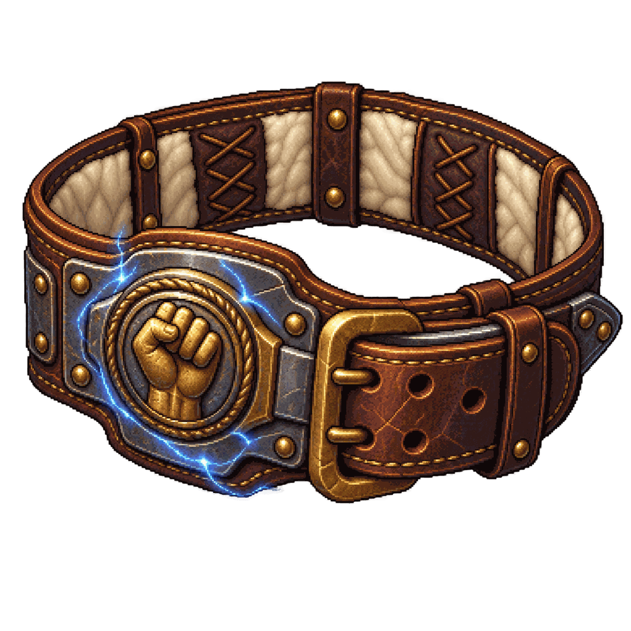 Static high-resolution pixel-art illustration of Belt of Giant Strength.