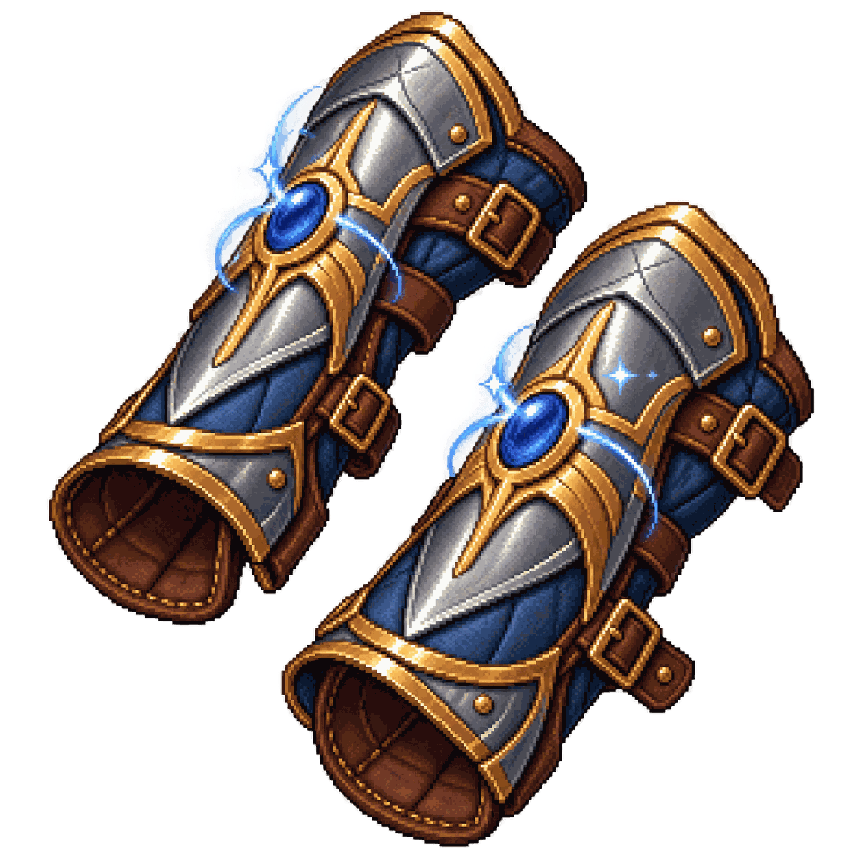 Static high-resolution pixel-art illustration of Bracers of Defense.