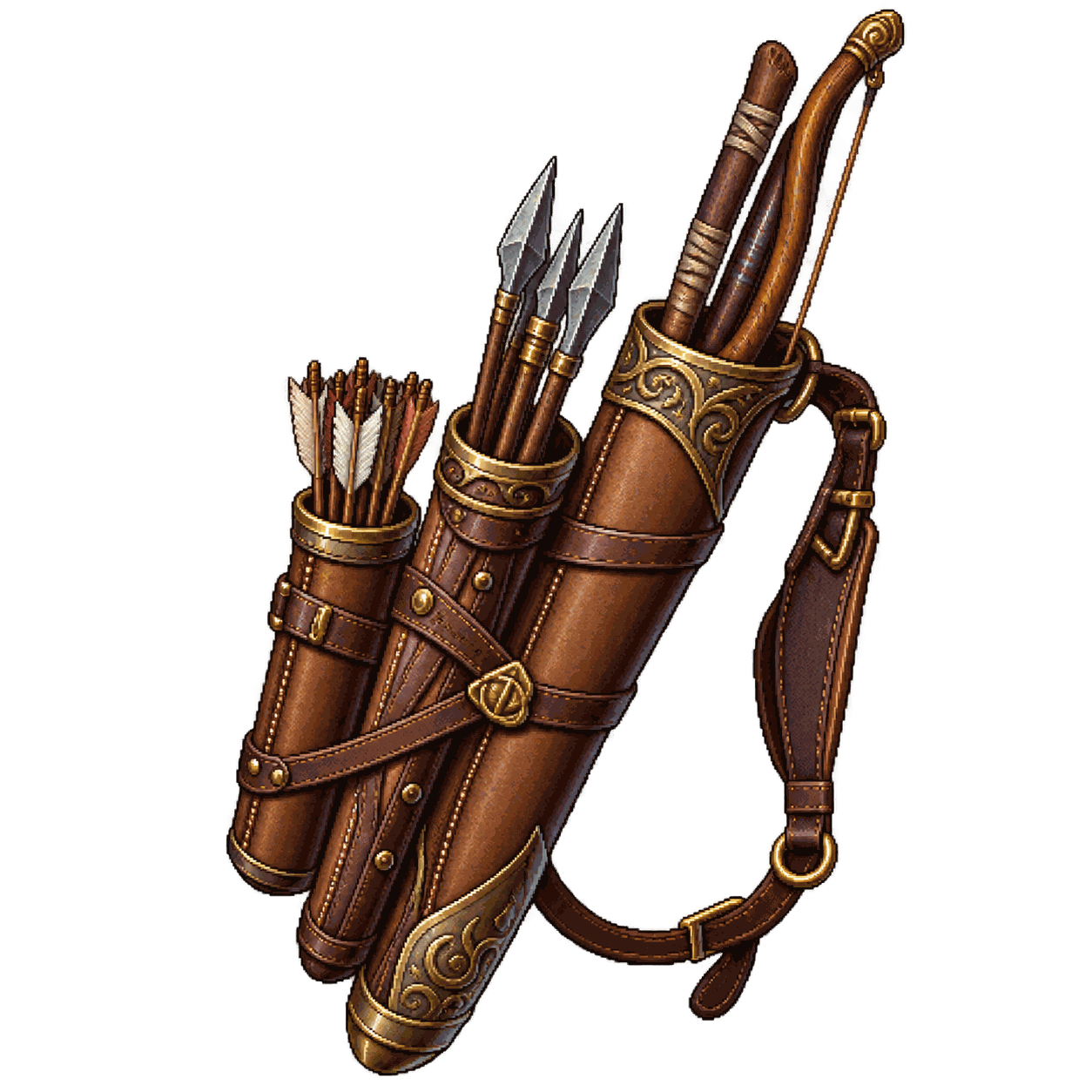 Static high-resolution pixel-art illustration of Efficient Quiver.