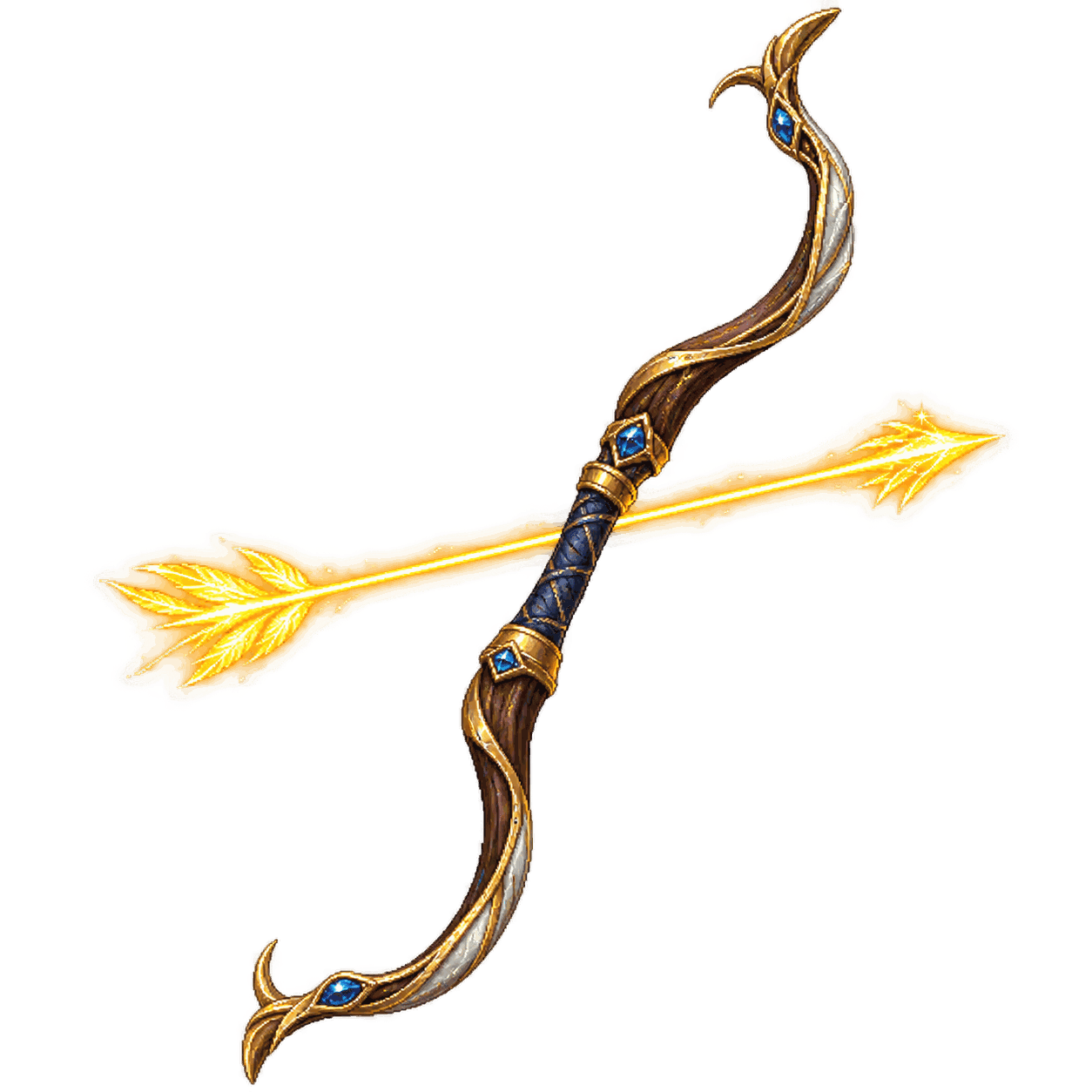 Static high-resolution pixel-art illustration of Energy Bow.