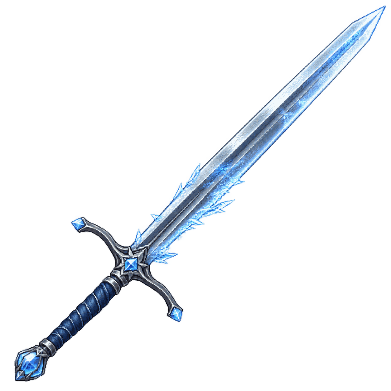 Static high-resolution pixel-art illustration of Frost Brand.