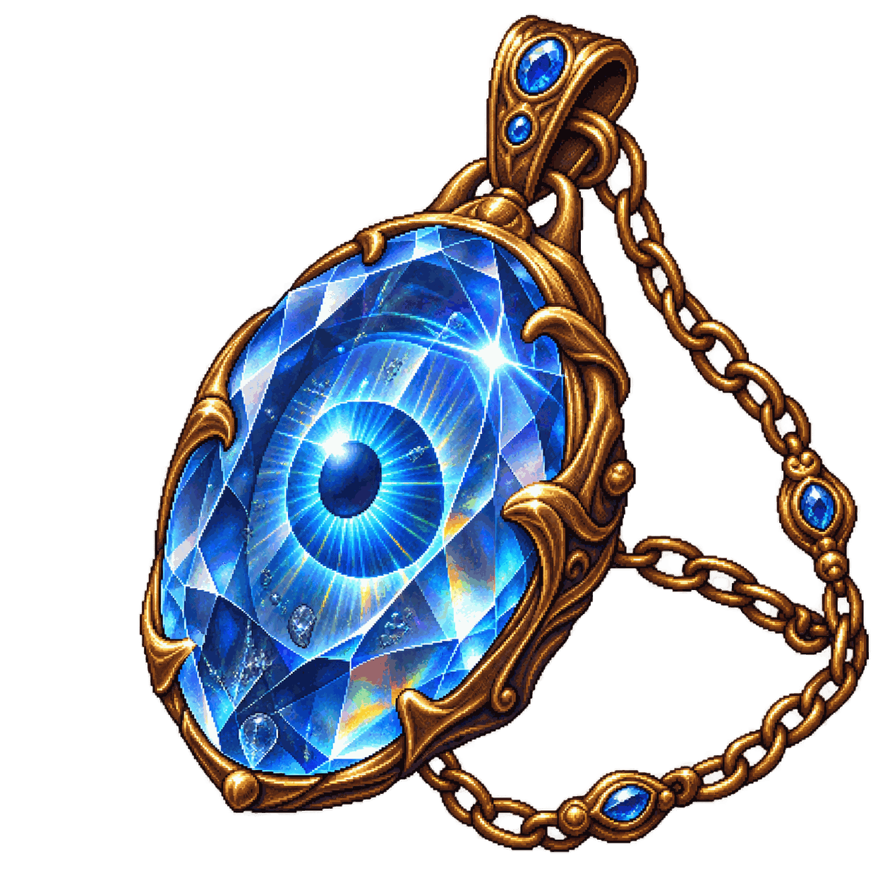 Static high-resolution pixel-art illustration of Gem of Seeing.