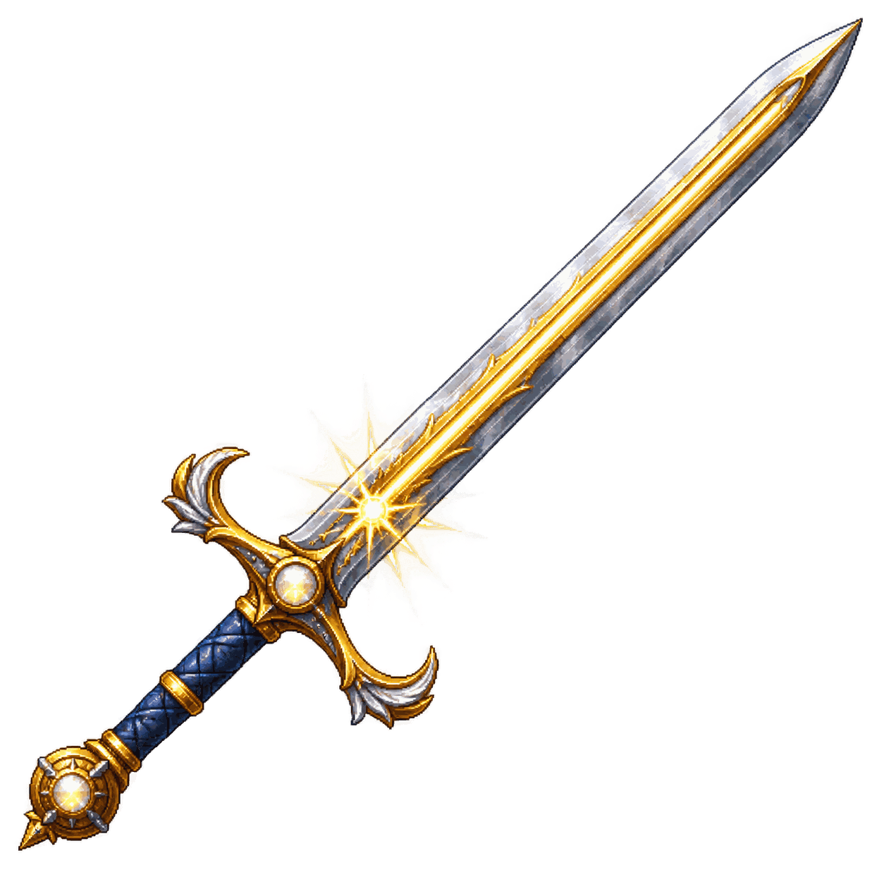 Static high-resolution pixel-art illustration of Holy Avenger.