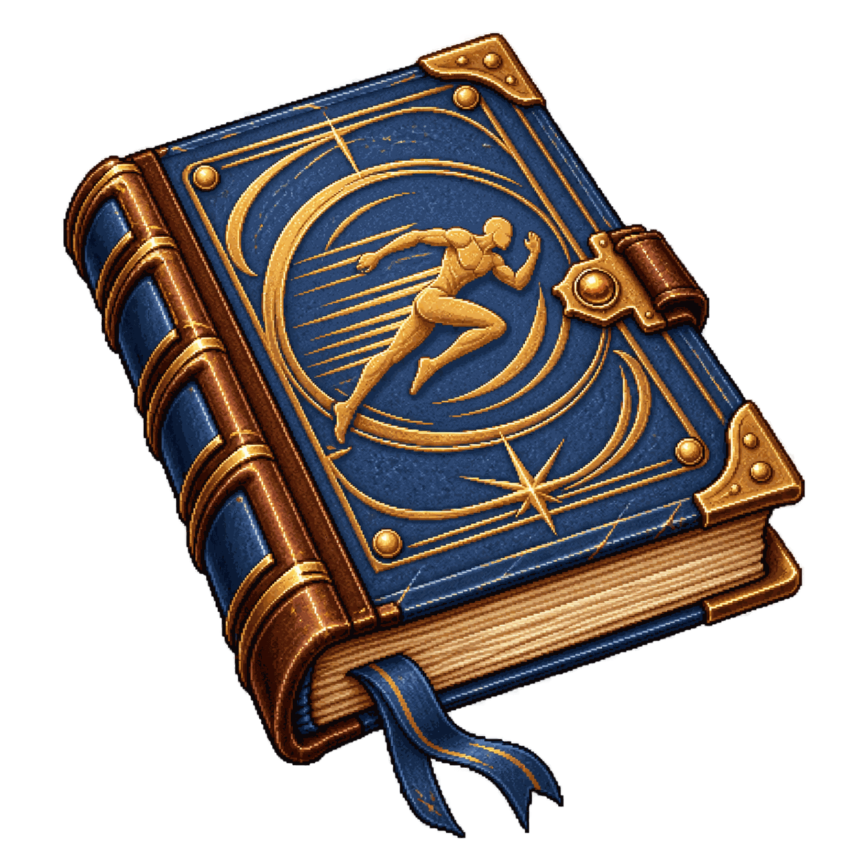 Static high-resolution pixel-art illustration of Manual of Quickness of Action.