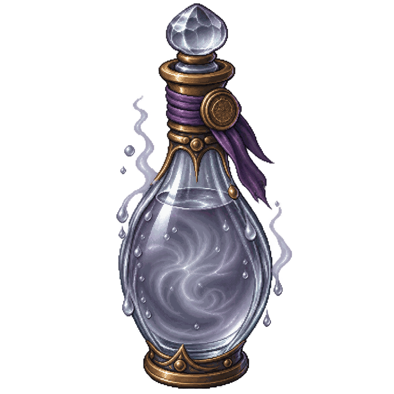 Static high-resolution pixel-art illustration of Oil of Etherealness.