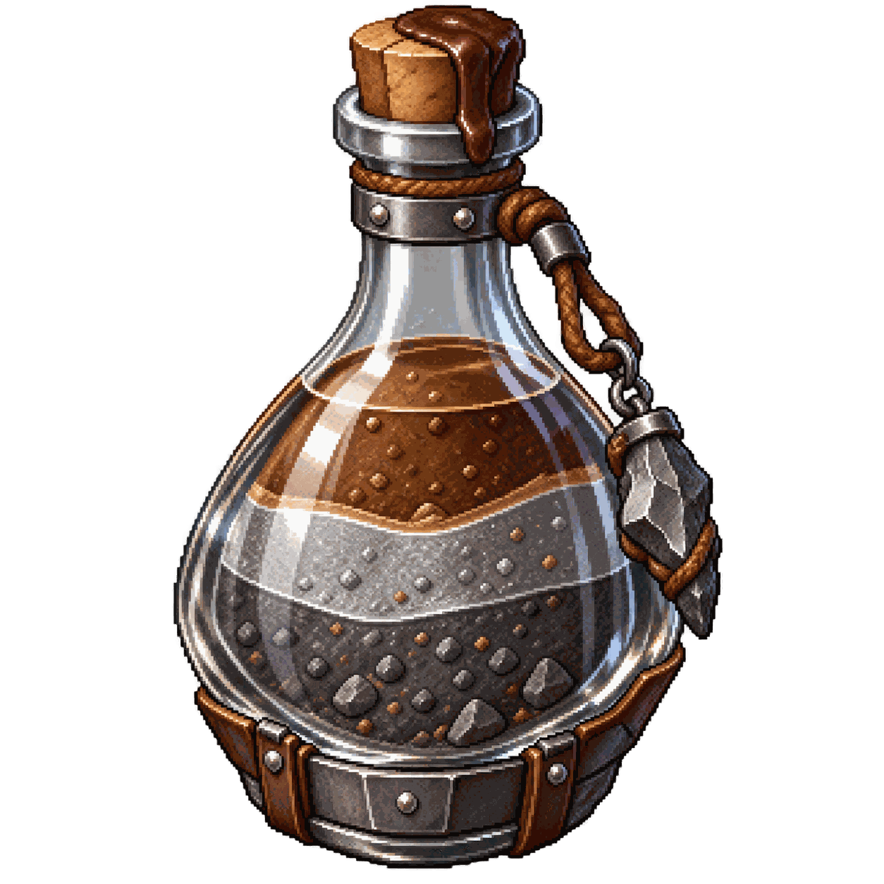 Static high-resolution pixel-art illustration of Potion of Climbing.