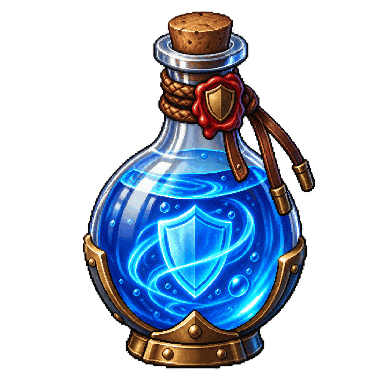 Static high-resolution pixel-art illustration of Potion of Resistance.