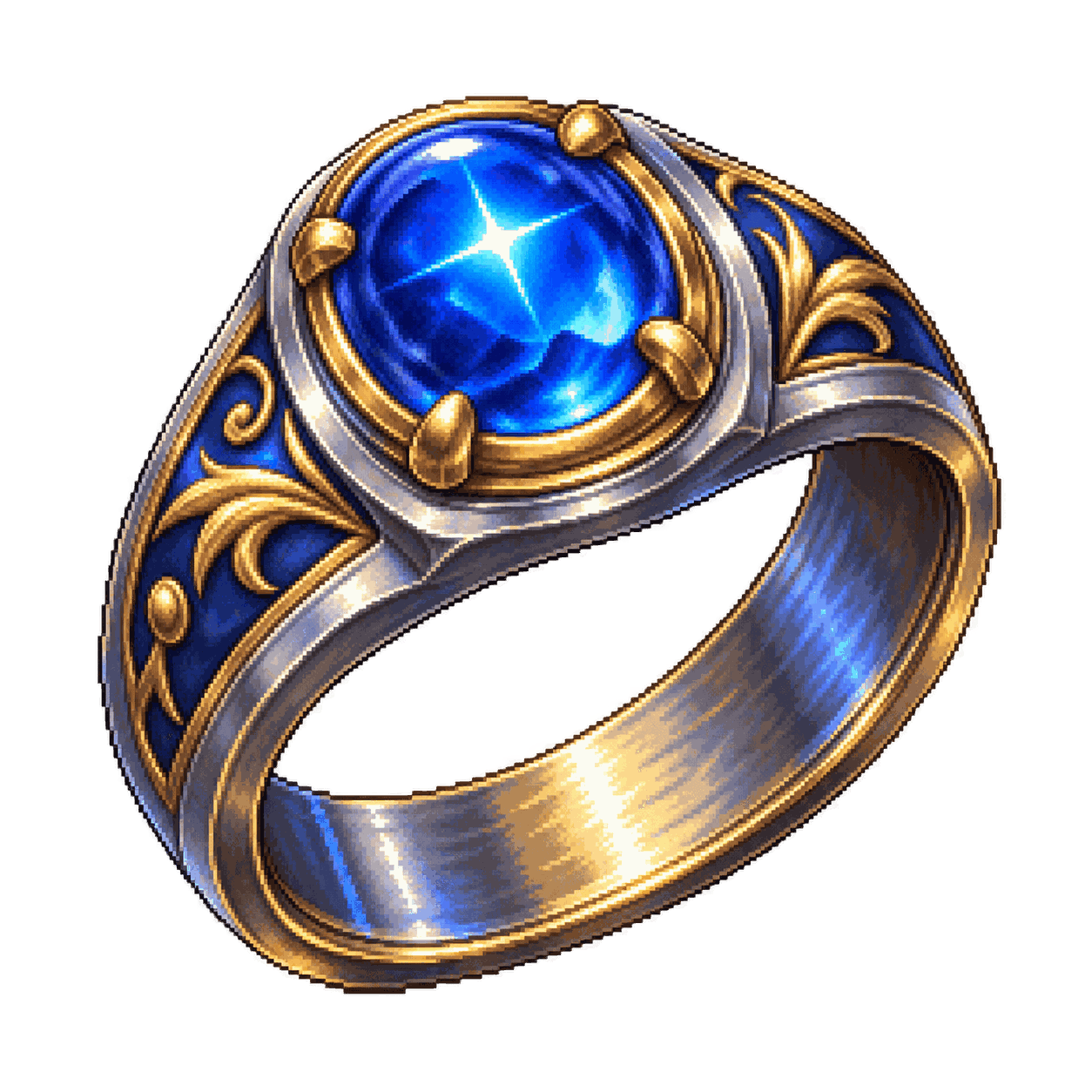 Static high-resolution pixel-art illustration of Ring of Protection.