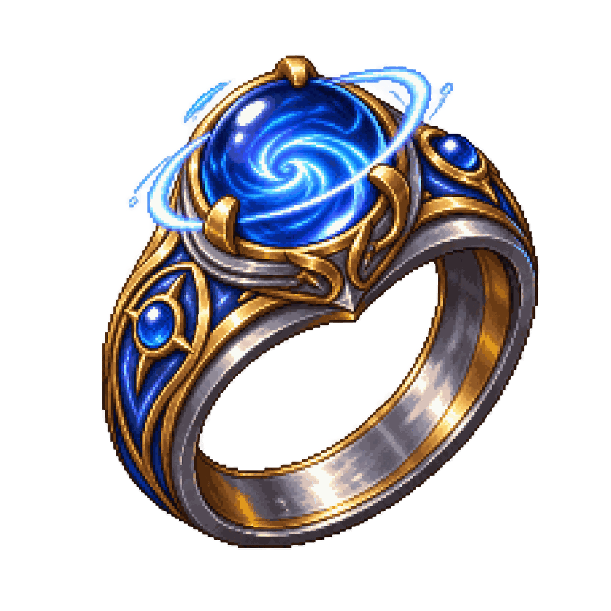 Static high-resolution pixel-art illustration of Ring of Spell Turning.