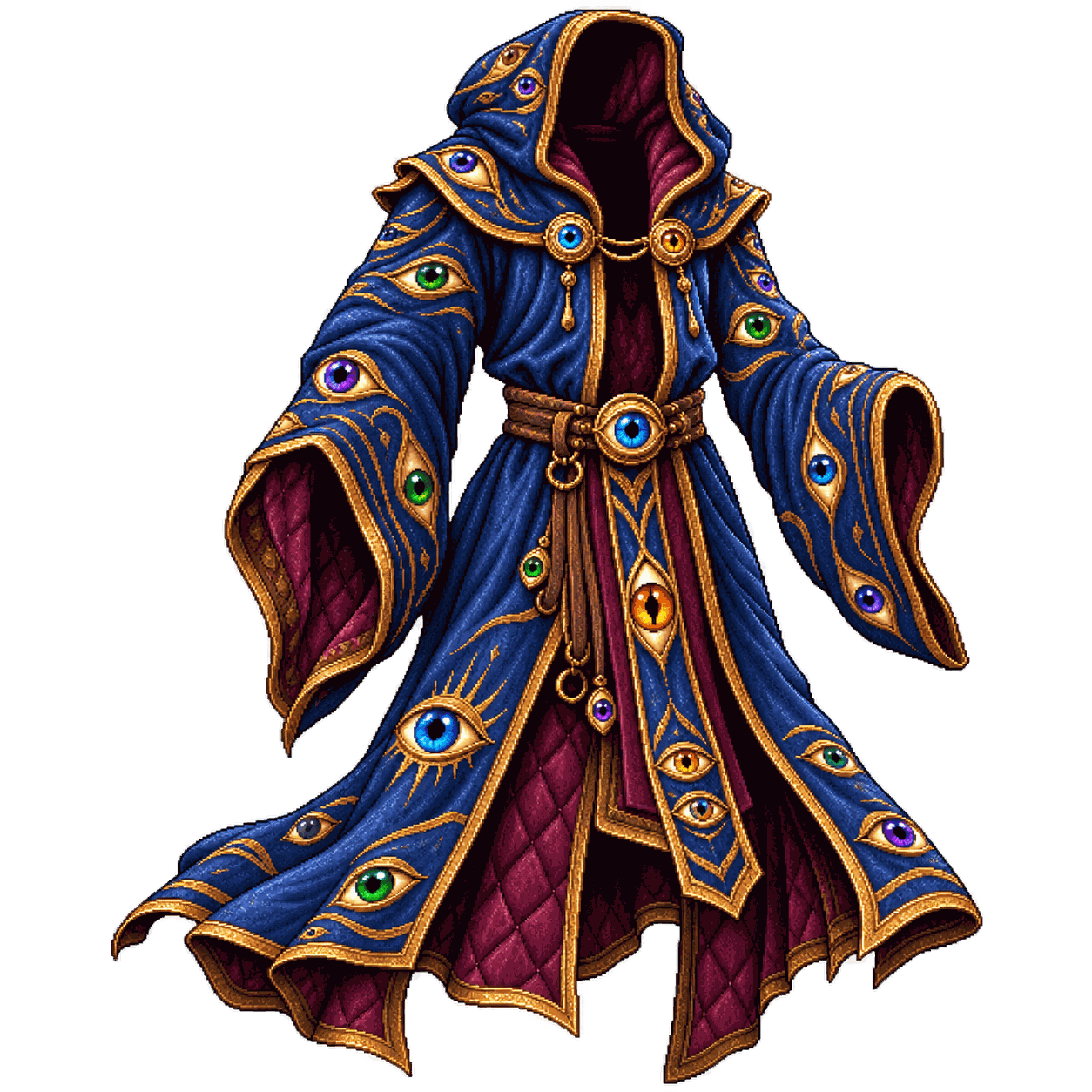 Static high-resolution pixel-art illustration of Robe of Eyes.