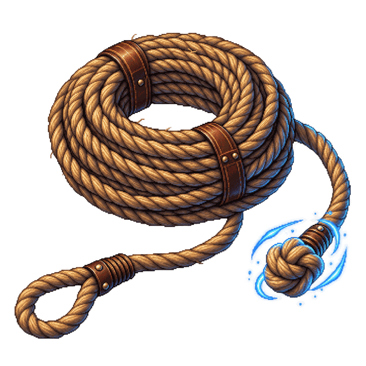 Static high-resolution pixel-art illustration of Rope of Climbing.