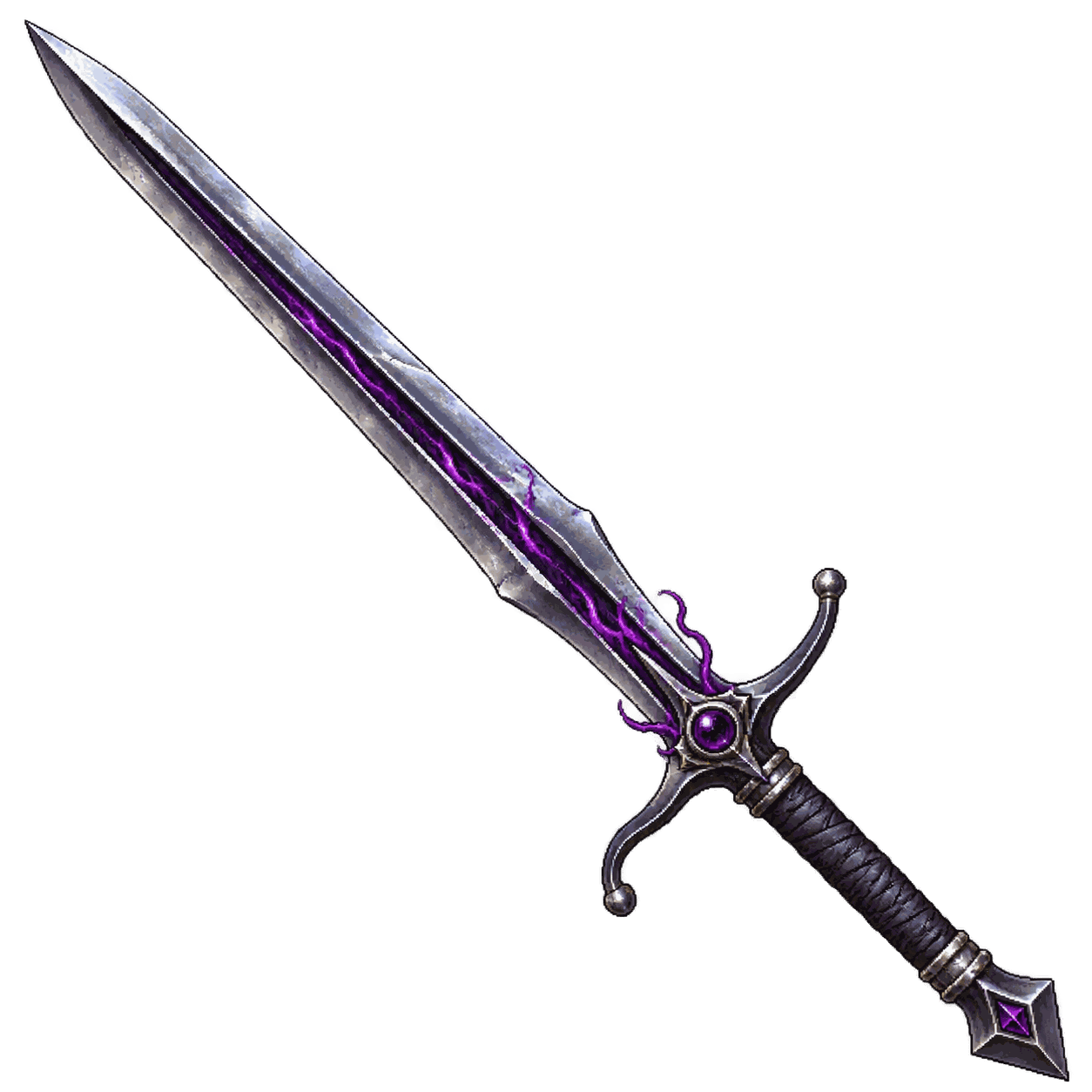 Static high-resolution pixel-art illustration of Sword of Wounding.