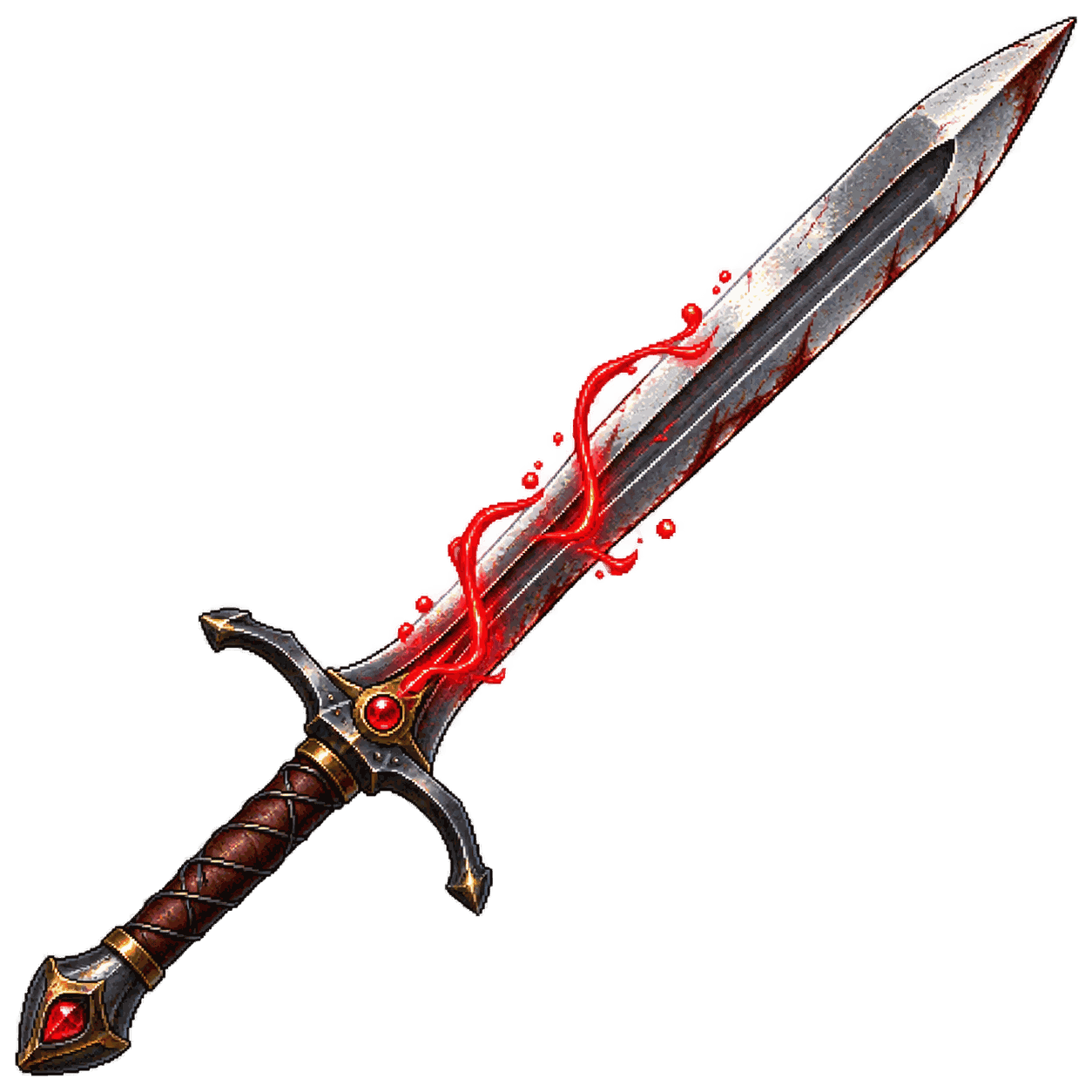 Static high-resolution pixel-art illustration of Vicious Weapon.