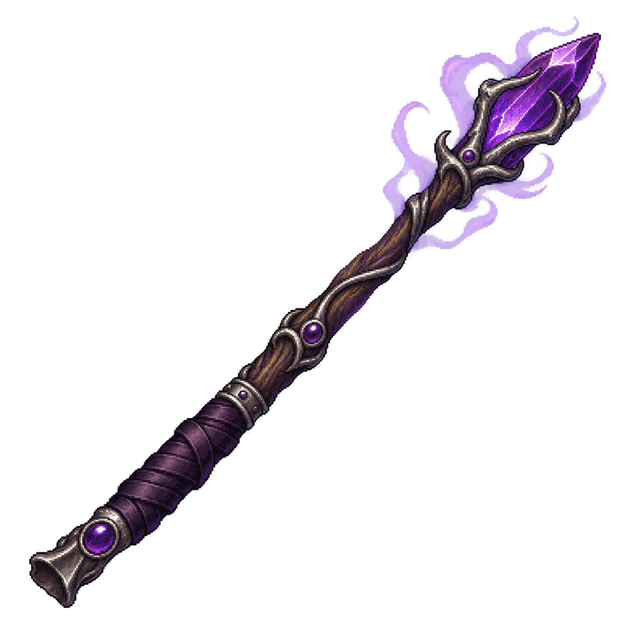 Static high-resolution pixel-art illustration of Wand of Fear.
