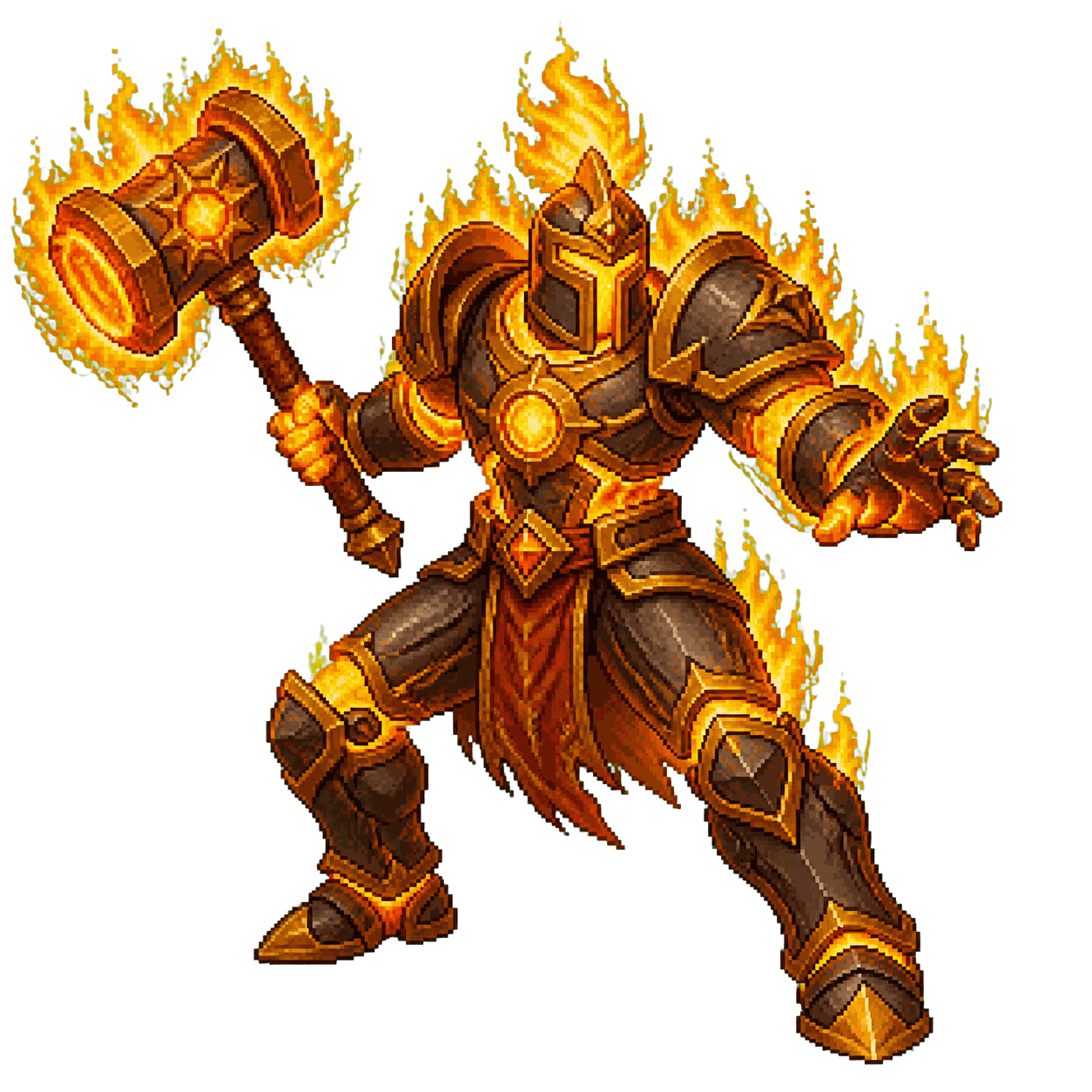 Static high-resolution pixel-art portrait of Azer Sentinel.