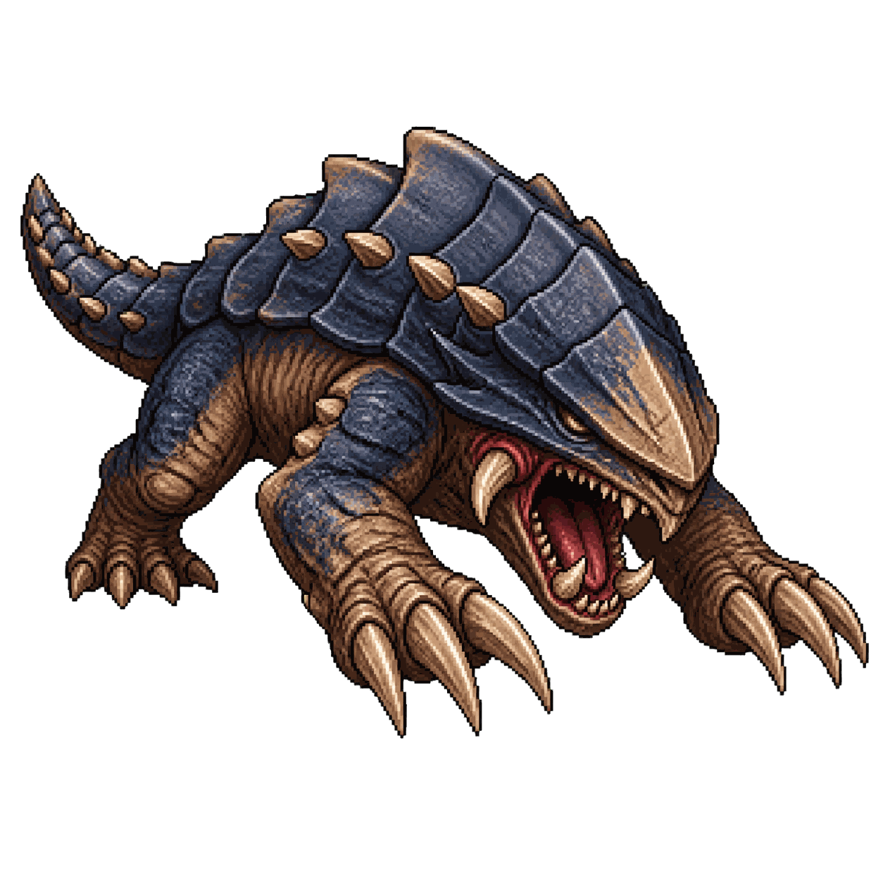 Static high-resolution pixel-art portrait of Bulette.