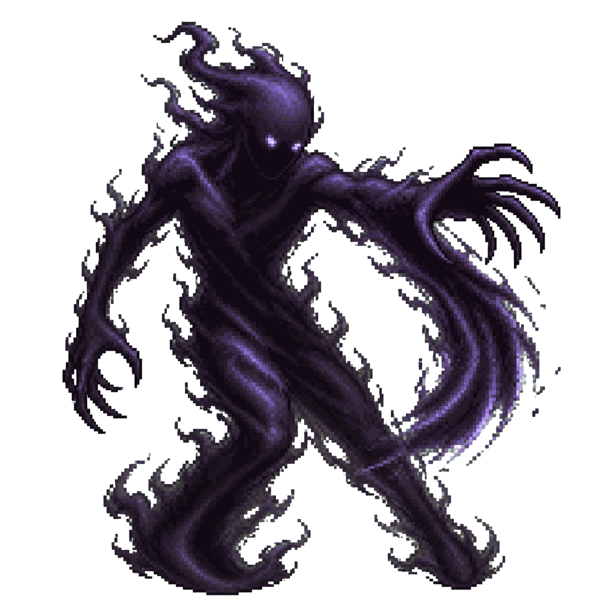Static high-resolution pixel-art portrait of Shadow.
